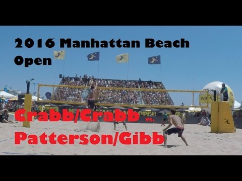 Patterson/Gibb vs. Crabb/Crabb, 2016 AVP Manhattan Beach Open Fourth Round