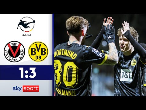 BVB II mit Effizienz gegen Viktoria! | FC Viktoria Köln - Dortmund II | Highlights - 3. Liga 23/24