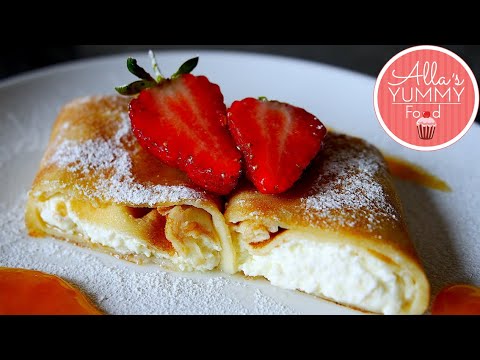How to make Russian Pancakes with Cottage Cheese | Sweet Cheese  Cheese  Recipe
