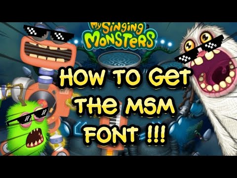 A Tutorial On How To Get The Popular Msm Text Font!! ( MOBILE )