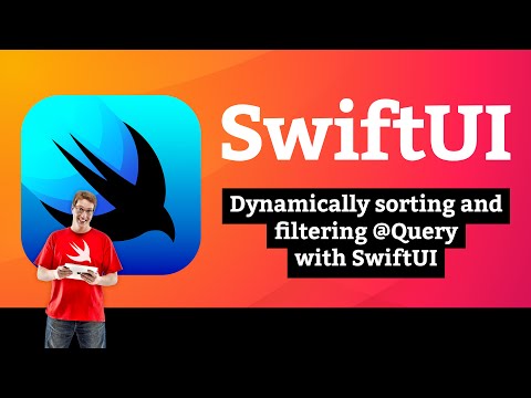 Dynamically sorting and filtering @Query with SwiftUI – Core Data SwiftUI Tutorial 3/7 thumbnail