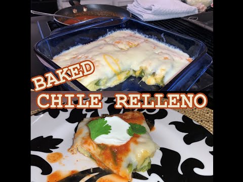 BAKED CHILE RELLENO!!! So simple to make!!! EASY!!!!