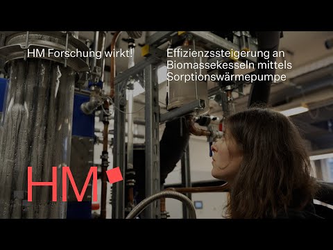Biomassekessel effizienter machen mit Adsorptionswärmepumpe – HM Forschung wirkt!