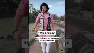 Boys vls Girls in wedding day❤✨ Vishal Pandey 