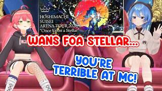 Miko Tries to Interview Suisei but Can't Pronounce "Once Upon a Stellar" Properly