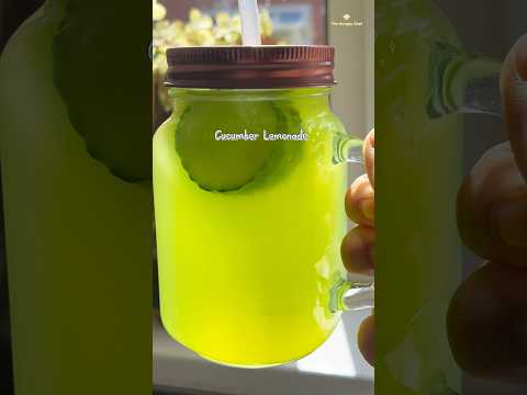 Refreshing cucumber lemonade #refreshinglemonade #lemonade #cucumber #detoxdrinks
