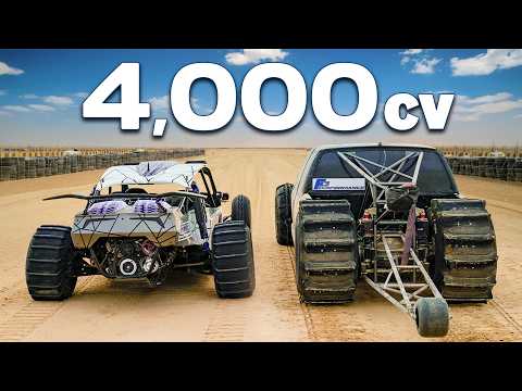 Buggies V8 de 4.000cv: CORRIDA DE ARRANCADA NA AREIA!