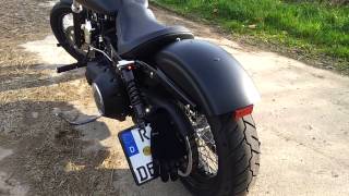 Harley Davidson Dyna Street Bob FXDB 2014 (walk around and sound)