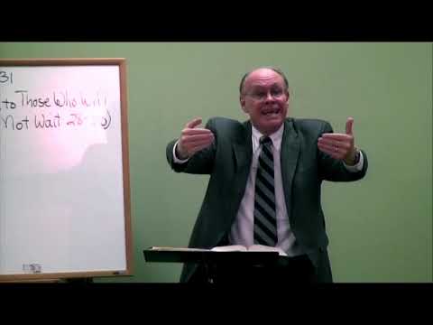 Dr. John Oswalt, Isaiah, Session 15, Isaiah 30-31