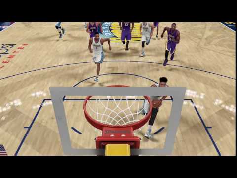 Emmanuel Mudiay throws it down! NBA 2K16