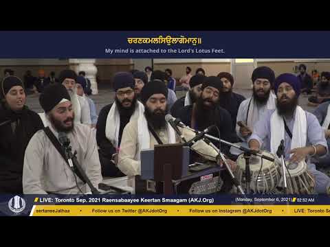 021 Toronto September 2021 -  Raensabaayee Keertan  - Bhai Manpreet Singh Jee