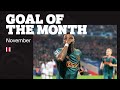 GOAL OF THE MONTH NOVEMBER • Douglas, Ziyech, Van de Beek, Lang, Chourak & Promes