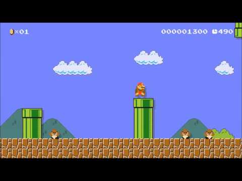 Super Mario Maker - SMB 1-1 Remix
