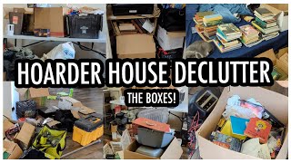 HOARDER HOUSE EXTREME DECLUTTER! | Depression House Makeover Ep. 8 - The Boxes!