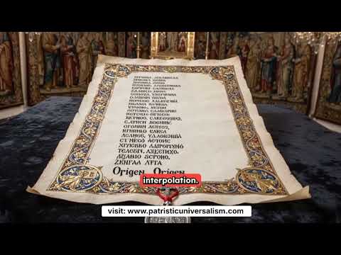 Facts about the condemnation of Origen