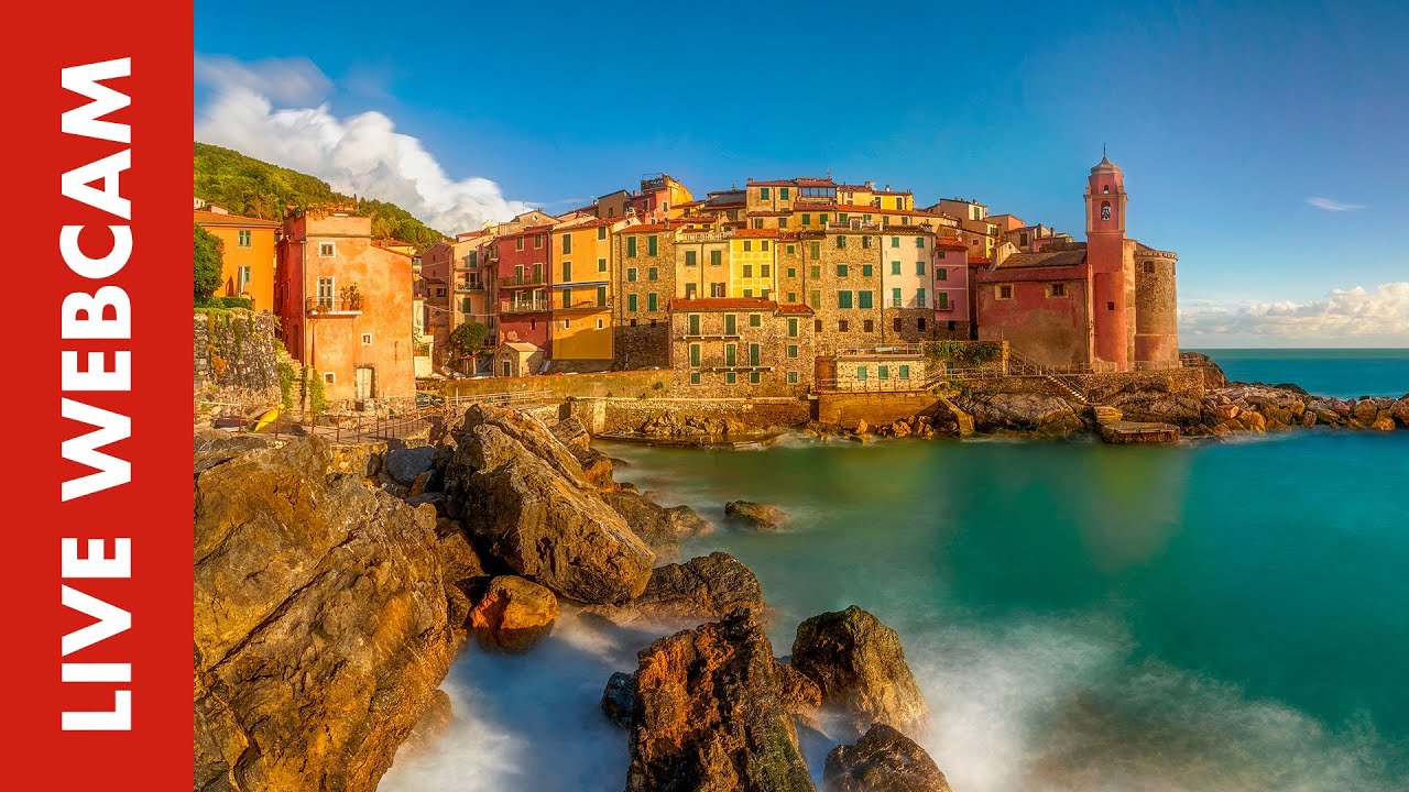 Live webcam view of Tellaro Village & Gulf of Poets