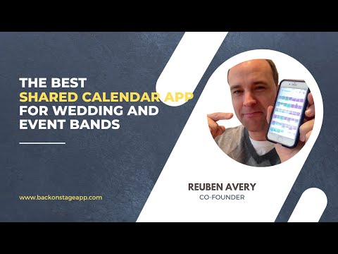 The Best Shared Calendar App For Wedding And Event Bands