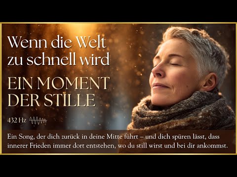 Wenn die Welt zu schnell wird - Ein Moment der Stille | deutscher Healing Song | 432 Hz