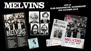 The Melvins - live @ Club Manufaktur - 08.10.2018 (VIDEO)