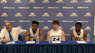 Hofstra Postgame Press Conference vs. James Madison (2/29/20)