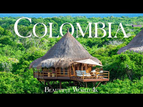 Colombia 4K Amazing Aerial Film - Peaceful Piano Music - Natural Landscape