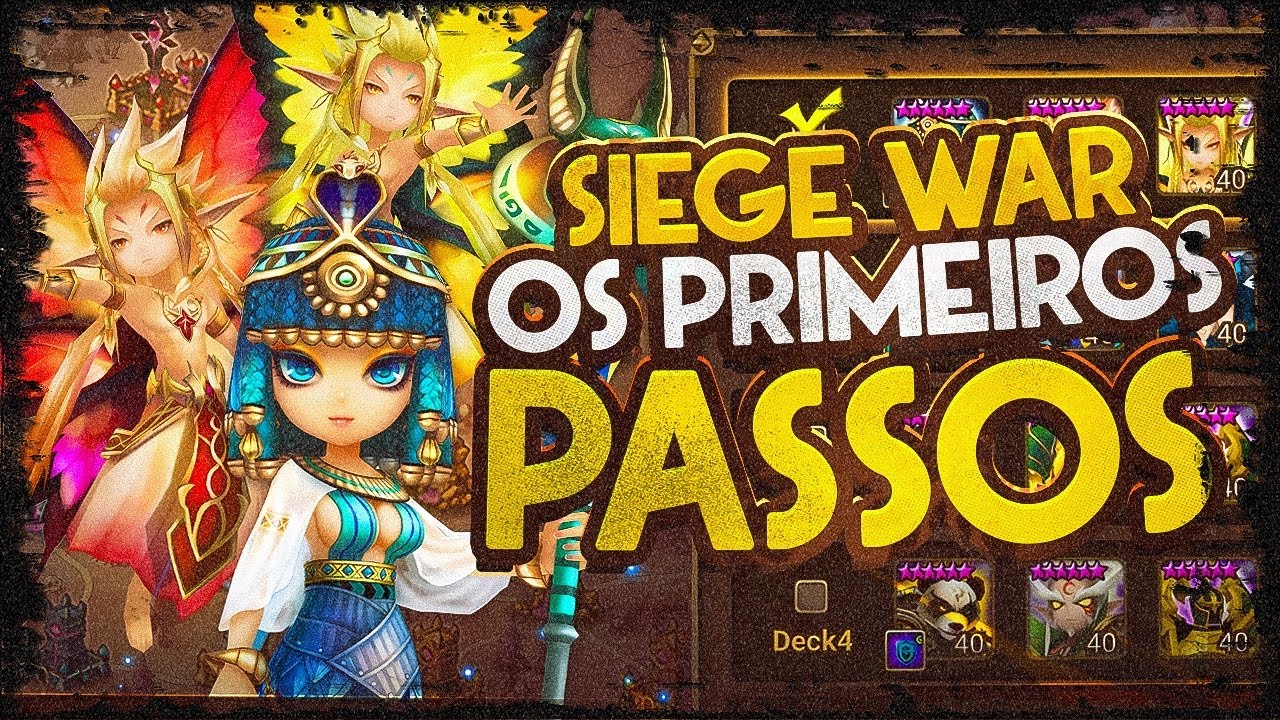 SIEGE WAR - Primeiros Passos | Summoners War: Sky Arena
