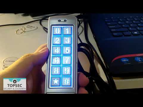 How to set the unlock time for relay 1 in 80201 Access Controller