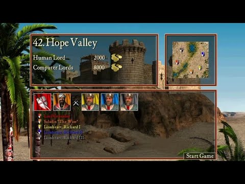 Stronghold crusader HD 1.41 Mission # 42 Hope Valley Stronghold crusader definitive edition