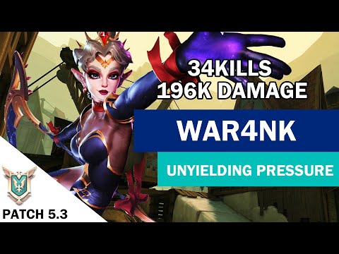 34Kills 196K Damage War4nk Vora Competitive (Master) UNYIELDING PRESSURE