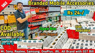 Branded Mobile Accessories Rs 24-/ Mi, sony, Jbl, Oppo, realme, OnePlus, samsung, Accessories|