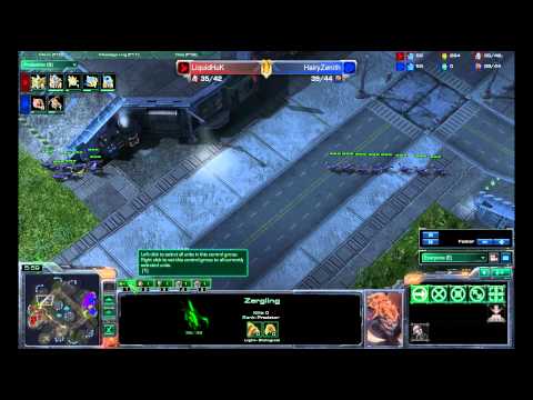 (HD) WOW!! P1 LiquidHuK vs HairyZenith Starcraft 2