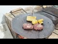 Fizemos Hamburguer Artesanal No Fogão De Lenha