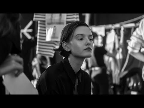 Models backstage at Hui Fashion show Summer 2023 at the Milan Fashion Week. My point of view.