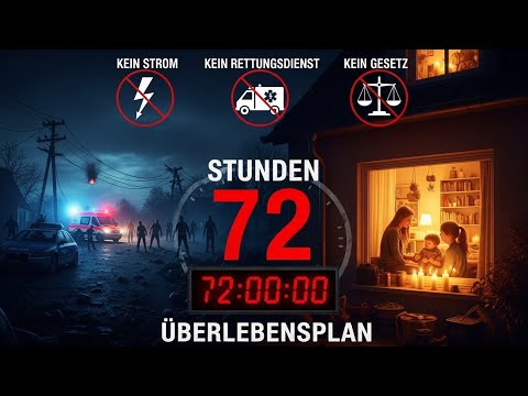 No electricity, no emergency services, no law: Your 72-hour survival plan at home