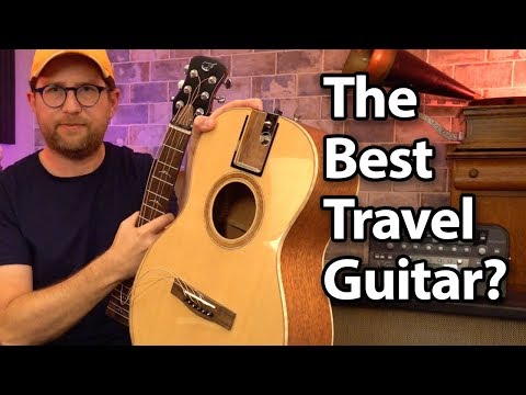 Looking for the best travel guitar when flying? This guitar fits in the overhead compartment