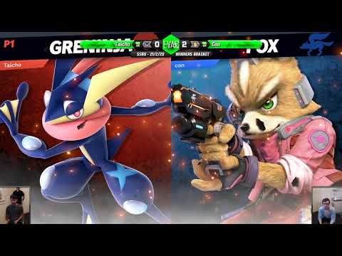 EVAC 21/2/20 - SSBU - DF | Taicho (Greninja) vs Con (Fox) - Winners Semis