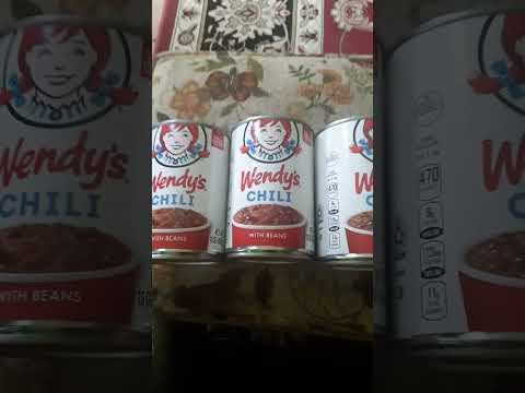 Wendy's Canned Chili...