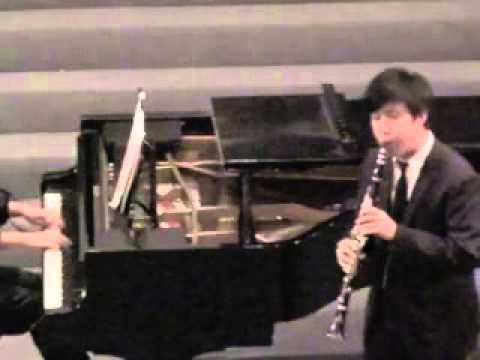 Syung Kee M performing Sonata in E flat major, Op. 167, 1st movement, by C. Saint-Saens