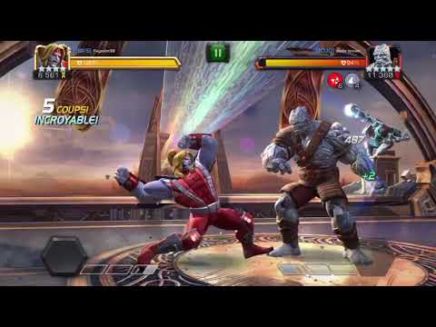 Omega red 4r5 vs korg duel 5r5 Marvel MCOC