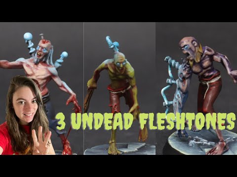 3 Ways to Paint Undead Flesh