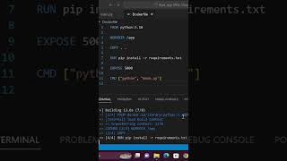 Run Your Flask App with Docker in 1 minute! #docker