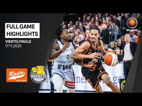 RASTA Vechta vs. EWE Baskets Oldenburg - Full Game Highlights - BBL Pokal Viertelfinale