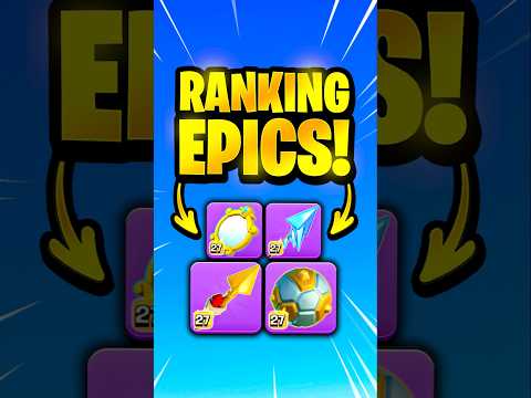 EPIC EQUIPMENT RANKED! #clashofclanshelp #coc