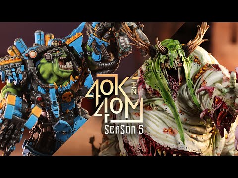 40k in 40m Chaos Daemons vs Orks! - Tanya vs Nurgle Snurgle 2000 point 40k Battle!