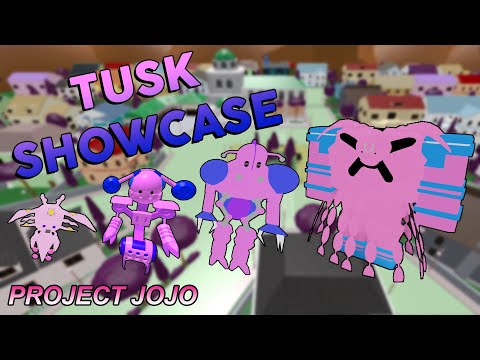 Roblox Project Jojo Boy Ii Man Showcase Sheeptrainer Video - tusk showcase project jojo