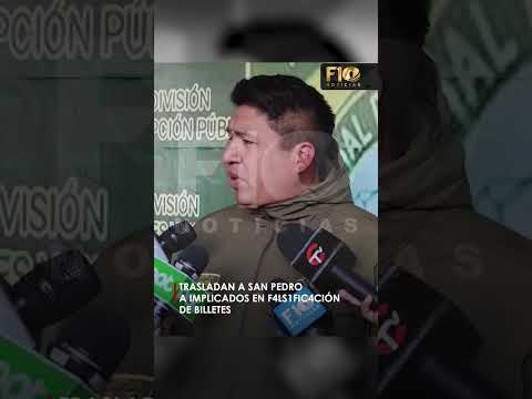Dos de los cuatro 4pr3h3nd1do5 por la presunta f4ls1f1c4c1ón de billetes en la región de Achocalla.