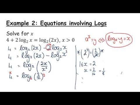 LCHL - Indices Revision  - Using the Rules of Logs