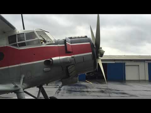 Antonov AN2 cold engine start