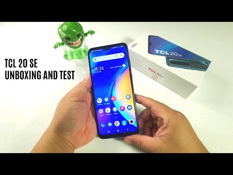 TCL 20 SE -  UNBOXING, SETUP AND HANDS ON
