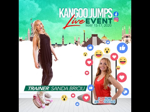 Kangoo Jumps® Live Event May 16, 2020 - Sanda Briciu Kangoo Dance™